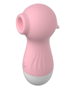 SUGADOR PARA CLITORIS E MAMILOS COM 10 SUCES ROSA